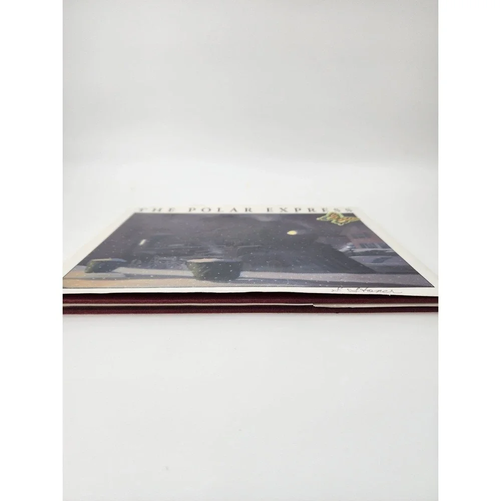 The Polar Express Chris Van Allsburg Hardcover 1985 Christmas Childrens BookISBN